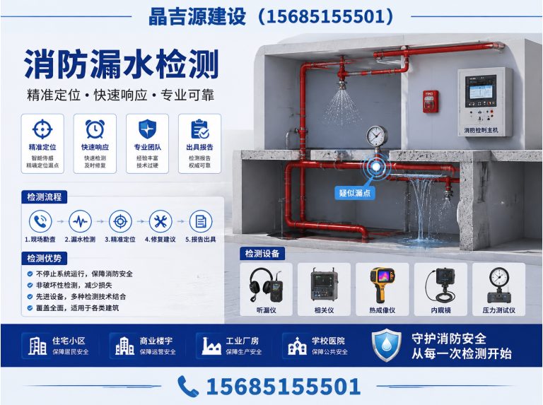 花溪区消防漏水检测展示图